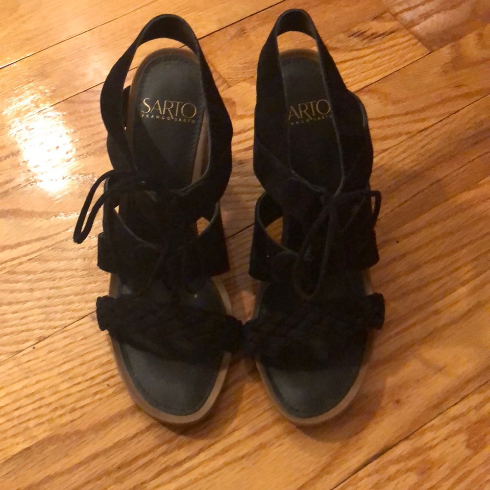 Lace up sandals